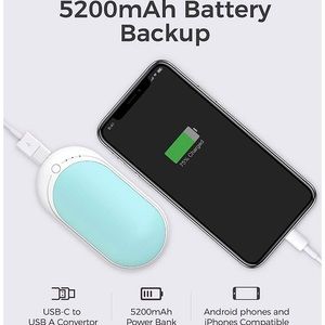 1 pack of Hand warmer rechargeable power bank
